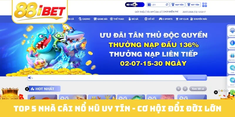 Nhà cái nổ hũ uy tín